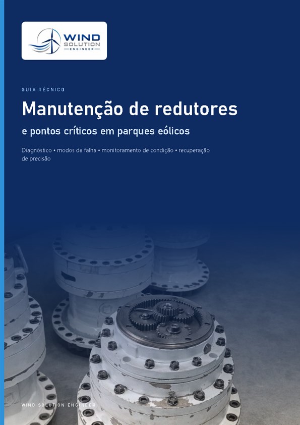 Capa do e-book de manutenção eólica